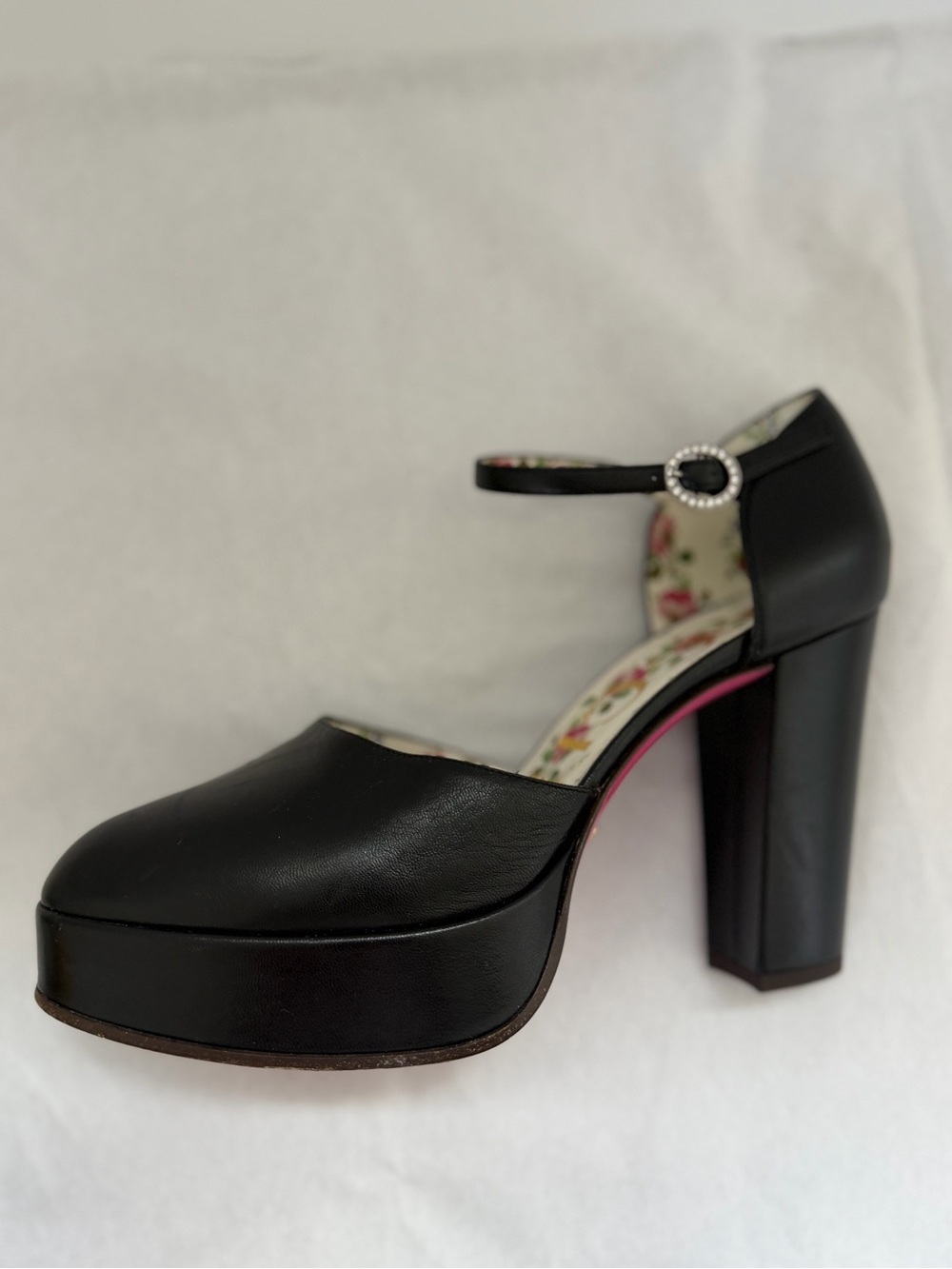 Gucci Mary Jane Platform Heels Size 38 - Picture 5 of 6